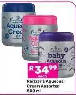 Game Reitzer's Aqueous Cream Assorted 500 ml offer