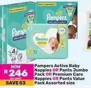 Game Pampers Active Baby Nappies offer