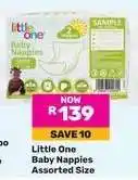 Game Little One Baby Nappies Assorted Size offer