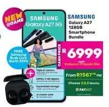 Game Samsung Galaxy A27 128GB Smartphone Bundle offer