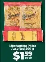 Food Lover's Market Moccagatta Pasta offer