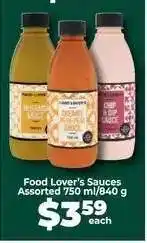 Food Lover's Market Food Lover’s Sauces offer