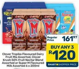 Pick n Pay Hypermarket Clover Tropika Flavoured Dairy Fruit Mix Assorted offer