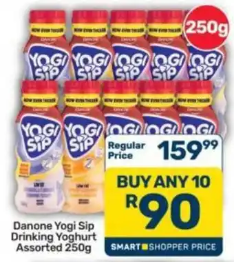 Pick n Pay Hypermarket Danone Yogi Sip Drinking Yoghurt Assorted offer