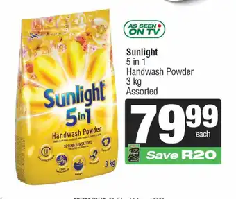 Sunlight 5 in 1 Handwash Powder Assorted