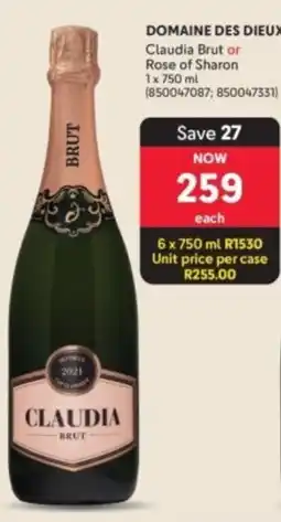 Makro’s liquor Claudia Brut offer