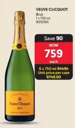 Makro’s liquor Veuve Clicquot Brut offer
