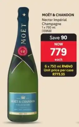 Makro’s liquor MOËT & CHANDON Nectar Impérial Champagne offer