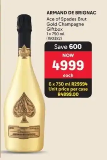 Armand De Brignac Ace of Spades Brut Gold Champagne Giftbox