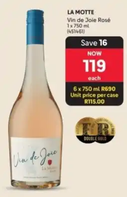 Makro’s liquor LA MOTTE Vin de Joie Rosé offer