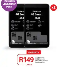 Makro Vodacom 4G Smart Tab 8 offer