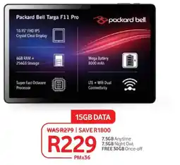 Makro Packard Bell Targa F11 Pro offer