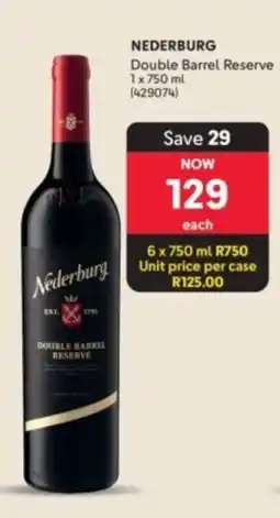 Makro’s liquor Nederburg Double Barrel Reserve offer
