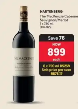 Makro’s liquor The Mackenzie Cabernet Sauvignon/Merlot offer
