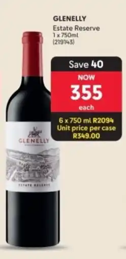 Makro’s liquor Glenelly Estate Reserve offer