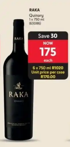 Makro’s liquor RAKA Quinary offer