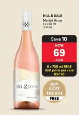 Makro’s liquor HILL & DALE Merlot Rosé offer