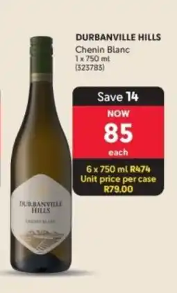 Makro’s liquor Durbanville Hills Chenin Blanc offer