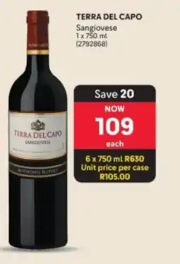 Makro’s liquor Terra Del Capo Sangiovese offer