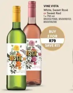 Makro’s liquor Vine Vista White, Sweet Rosé or Sweet Red offer