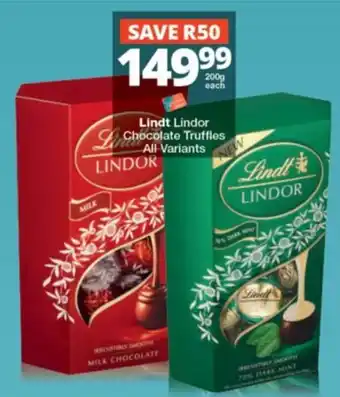 Lindt Lindor Chocolate Truffles