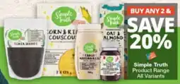 Checkers Simple Truth Product Range offer