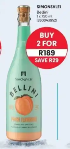 Makro’s liquor SimonsVleibellini Peach Flavoured offer