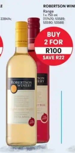 Makro’s liquor Robertson Winery Champa Sweet White offer