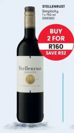 Makro’s liquor Stellenrust Simplicity offer