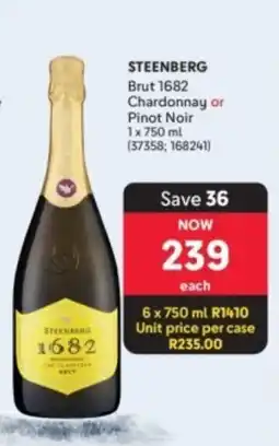 Makro’s liquor Steenberg Brut 1682 offer