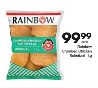 Save Rainbow Crumbed Chicken Schnitzel offer