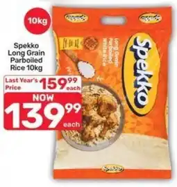 Pick n Pay Hypermarket Spekko Long Grain Parboiled Rice offer