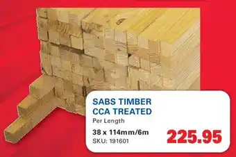 SABS TIMBER CCA TREATED