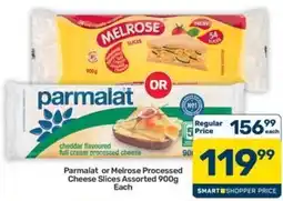 Pick n Pay Hypermarket Parmalat or Melrose Processed Cheese Slices Assorted offer