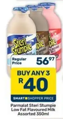 Pick n Pay Hypermarket Parmalat Steri Stumpie Low Fat Flavoured Milk Assorted offer