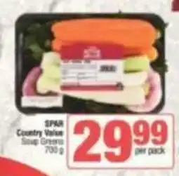 Spar SPAR Country Value Soup Greens offer