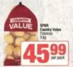 Spar Country Value Potatoes offer