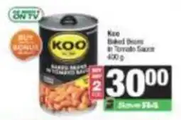 SuperSpar Koo Baked Beans in Tomato Sauce offer