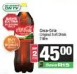 SuperSpar Coca-Cola Original Soft Drink offer