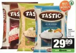 SuperSpar Tastic Parboiled Rice Assorted offer