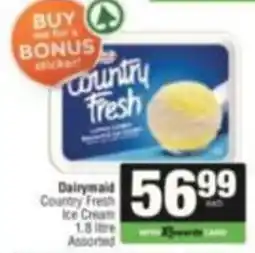 Spar Dairy Maid Country Fresh Ice Cream Assorted offer