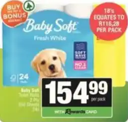 SuperSpar Baby Soft Toilet Rolls offer