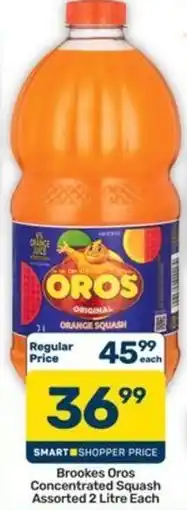 Pick n Pay Hypermarket Brookes Oros Concentrated Squash Assorted offer