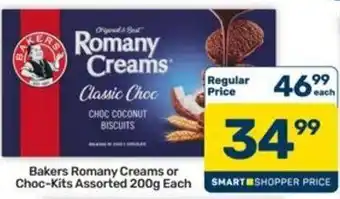 Pick n Pay Hypermarket Bakers Romany Creams Classic Choc offer