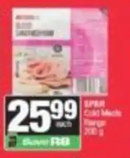 SuperSpar SPAR Cold Meat Sliced offer