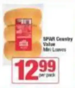 SuperSpar SPAR Country Value Mini Loaves offer