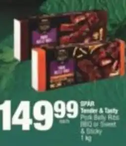 SuperSpar SPAR Tender & Tasty Pork Belly Ribs offer