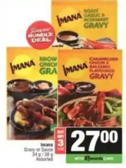 Spar Imana Gravy or Sauce Assorted offer