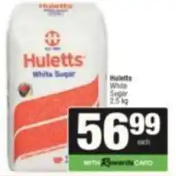 SuperSpar Hulett's White Sugar offer