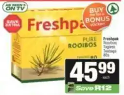 SuperSpar Freshpak Pure Rooibos offer